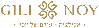 הלוגו של "ג'ילי נוי" עם סמל דקורטיבי וטקסט בעברית מתחתיו.